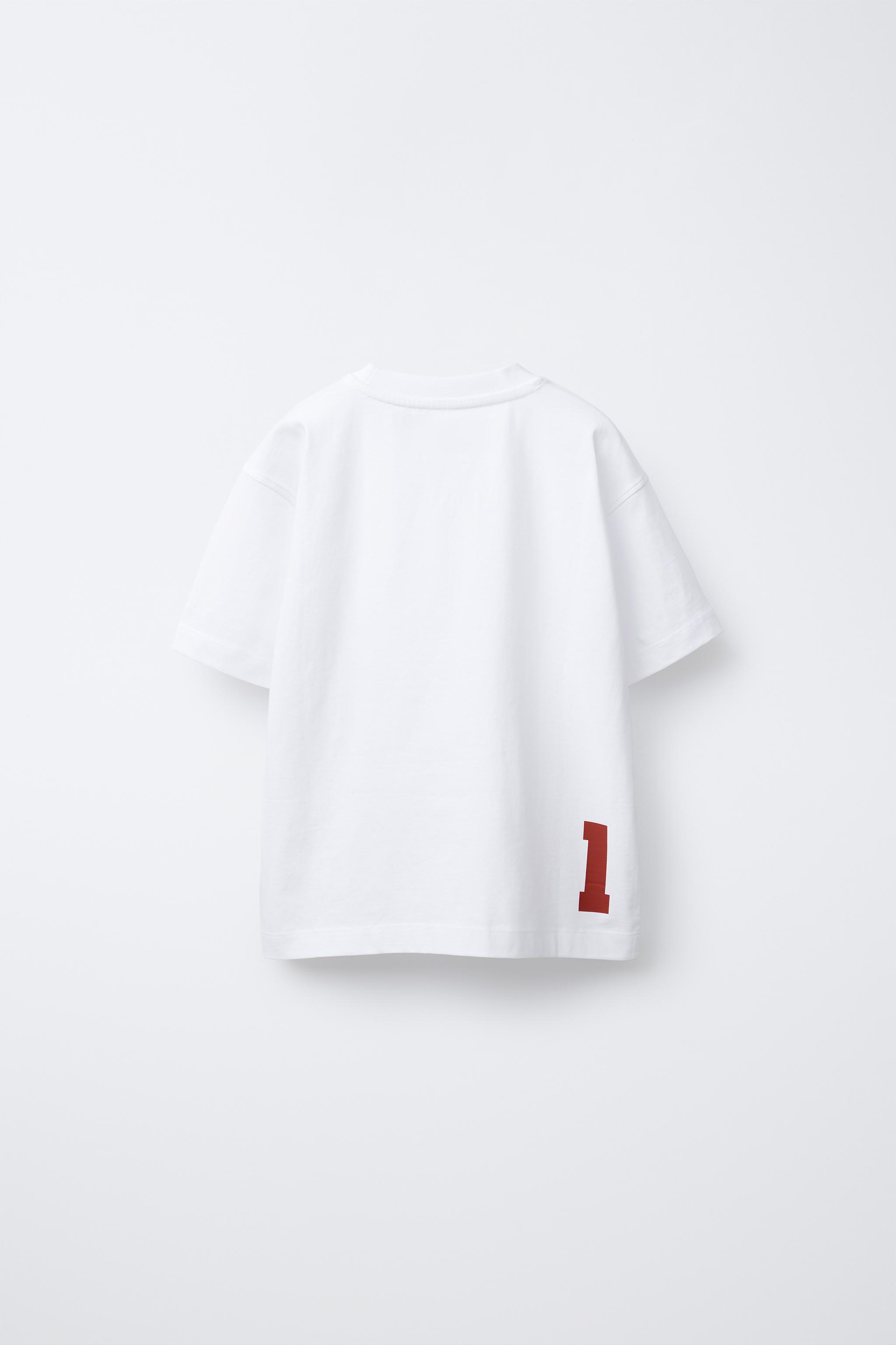★ドイツ発*ZARA*新作*ストロベリープリントTシャツ/WHITE★ ストロベリープリントTシャツ - ホワイト | ZARA Japan / 日本