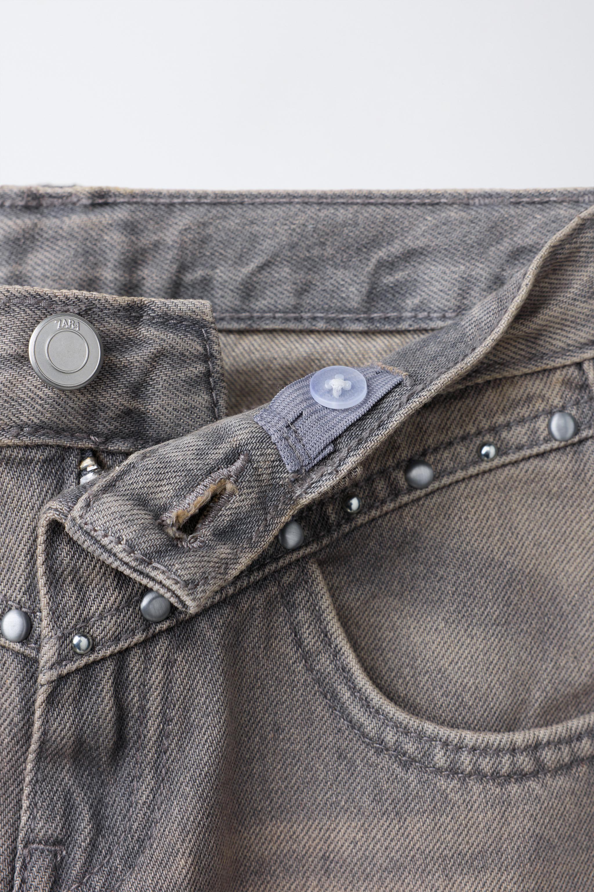 JEANS BARREL À CLOUS