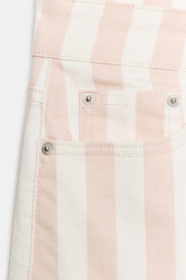 JEAN ZW COLLECTION TAPERED TAILLE MOYENNE À RAYURES - rayures de Zara - Image 6