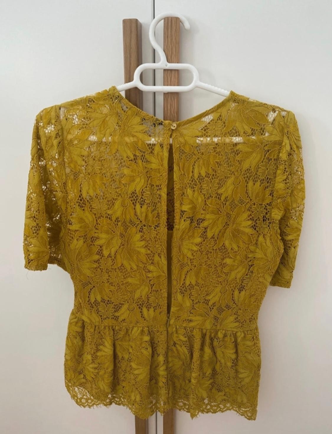 LACE PEPLUM TOP - Image 2