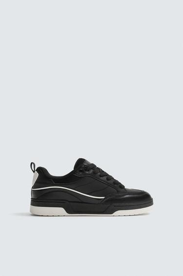 Zara BASKETBALL SNEAKERS - Black