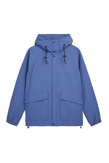 HOODED TECHNICAL JACKET