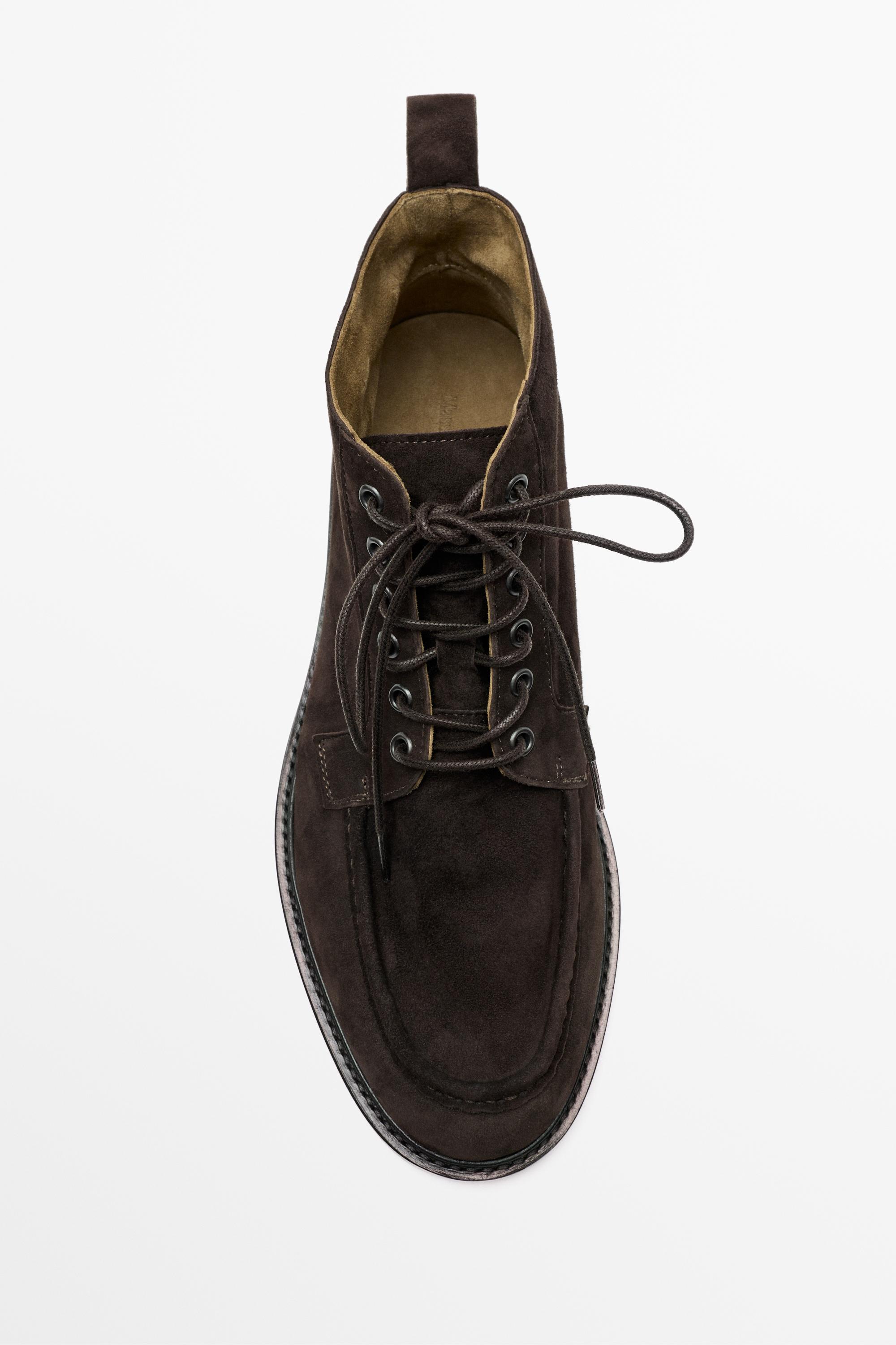 Soft suede ankle boot