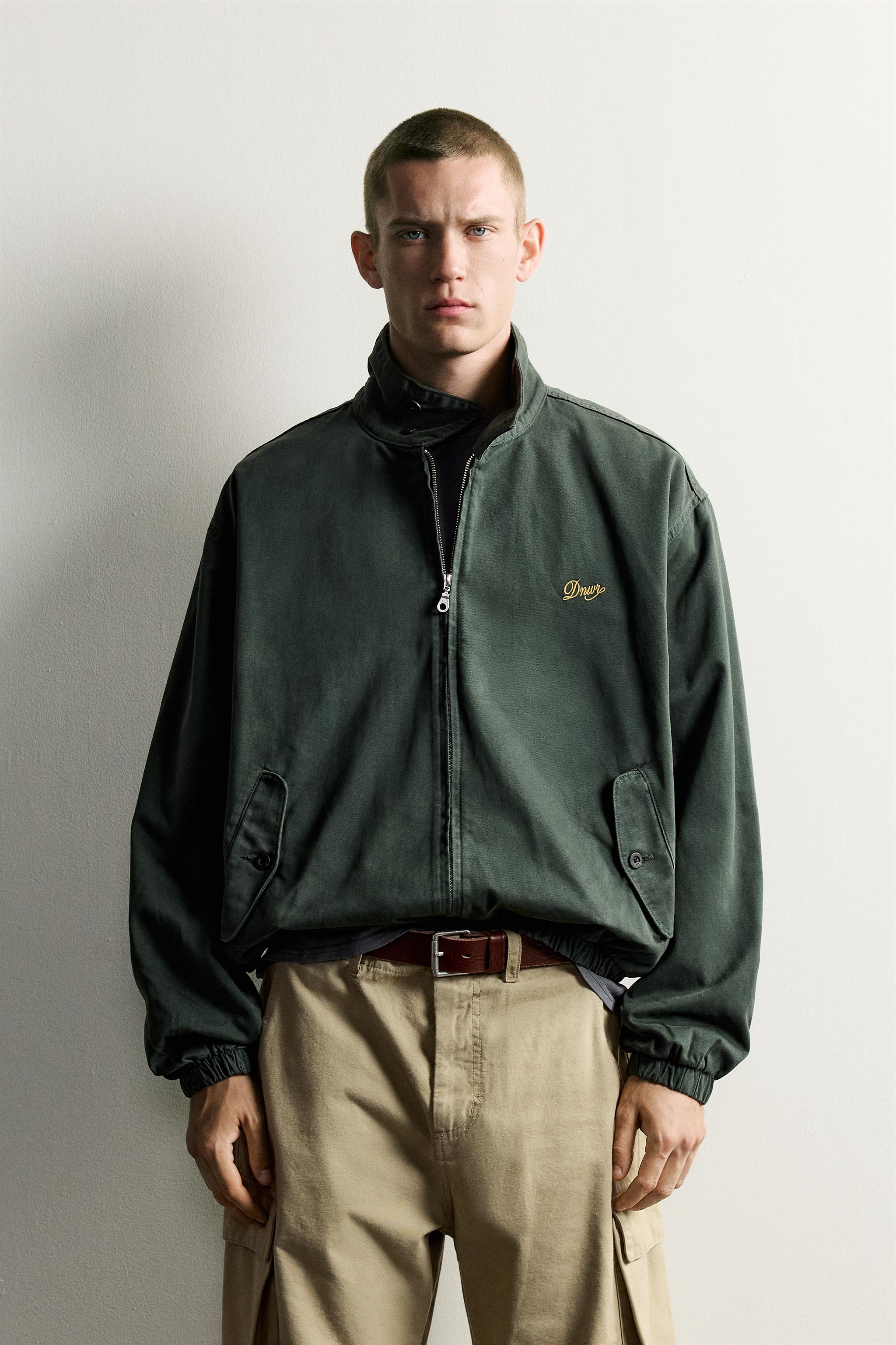 Zara RELAXED FIT NAKIŞLI CEKET görsel 2