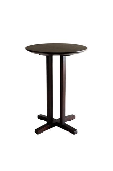 ROUND SIDE TABLE - Brown by Zara