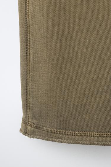 BERMUDA TEINT SUR PIÈCE - Kaki de Zara - Image 3