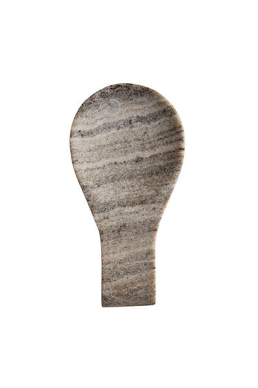 MARBLE SPOON REST - Greyish by Zara