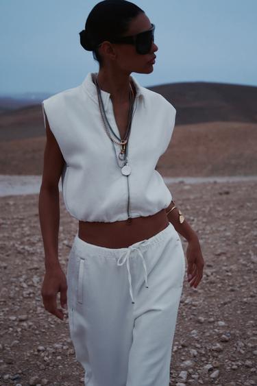 PANTALÓN DENIM Z1975 JOGGER - Crudo de Zara