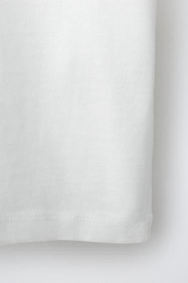 T-SHIRT DÉCOR CLOUS - Blanc de Zara - Image 3