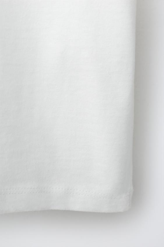 T-SHIRT DÉCOR CLOUS - Blanc de Zara - Image 3