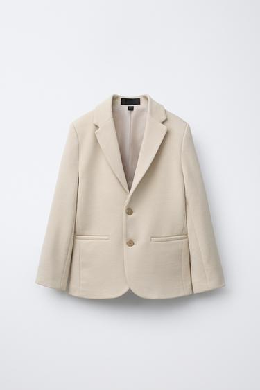 BLAZER COMFORT TRAJE - Beige de Zara