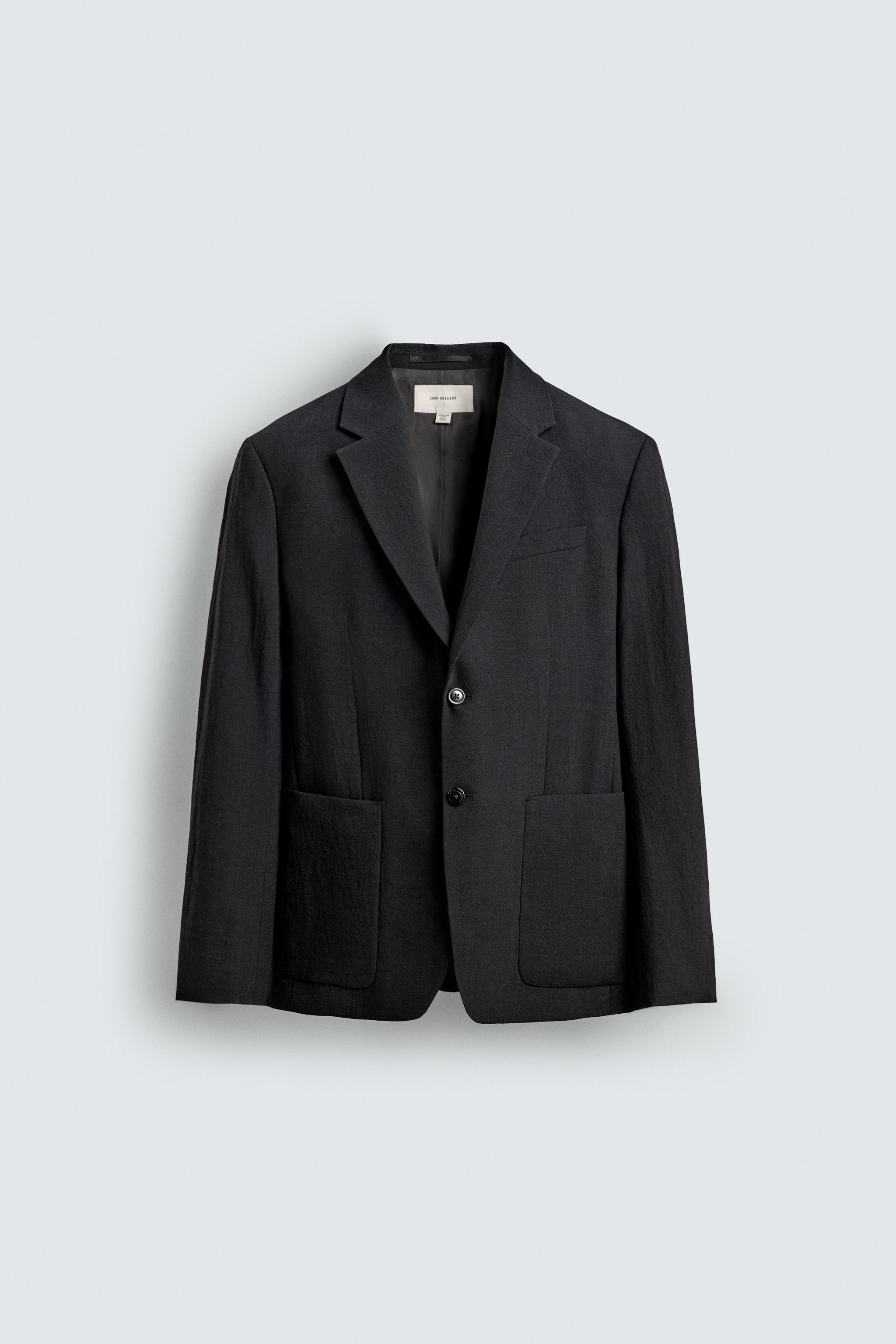 VESTE DE COSTUME STRUCTURÉE 100 % LAINE