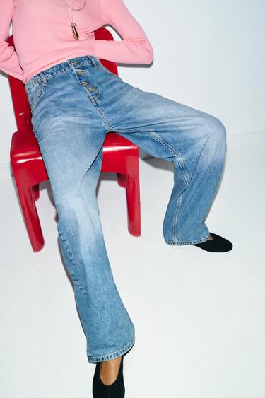Z1975 LOOSE BAGGY JEANS - Mid-blue by Zara