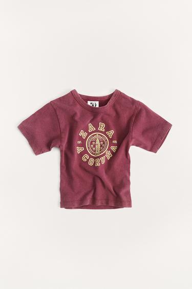 1/2-6 YEARS/ VARSITY 50TH ANNIVERSARY T-SHIRT - Dark burgundy by Zara