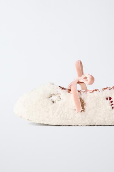 CHAUSSONS DE MAISON NOËL - Blanc écru de Zara - Image 5