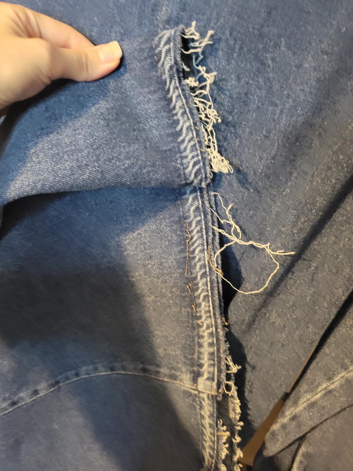 LONG DENIM DRESS - Image 4