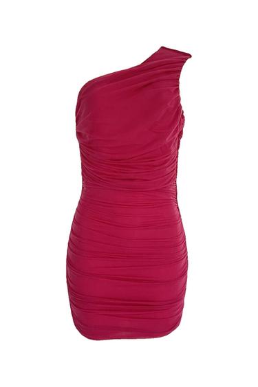ORGANZA ASYMMETRIC DRESS