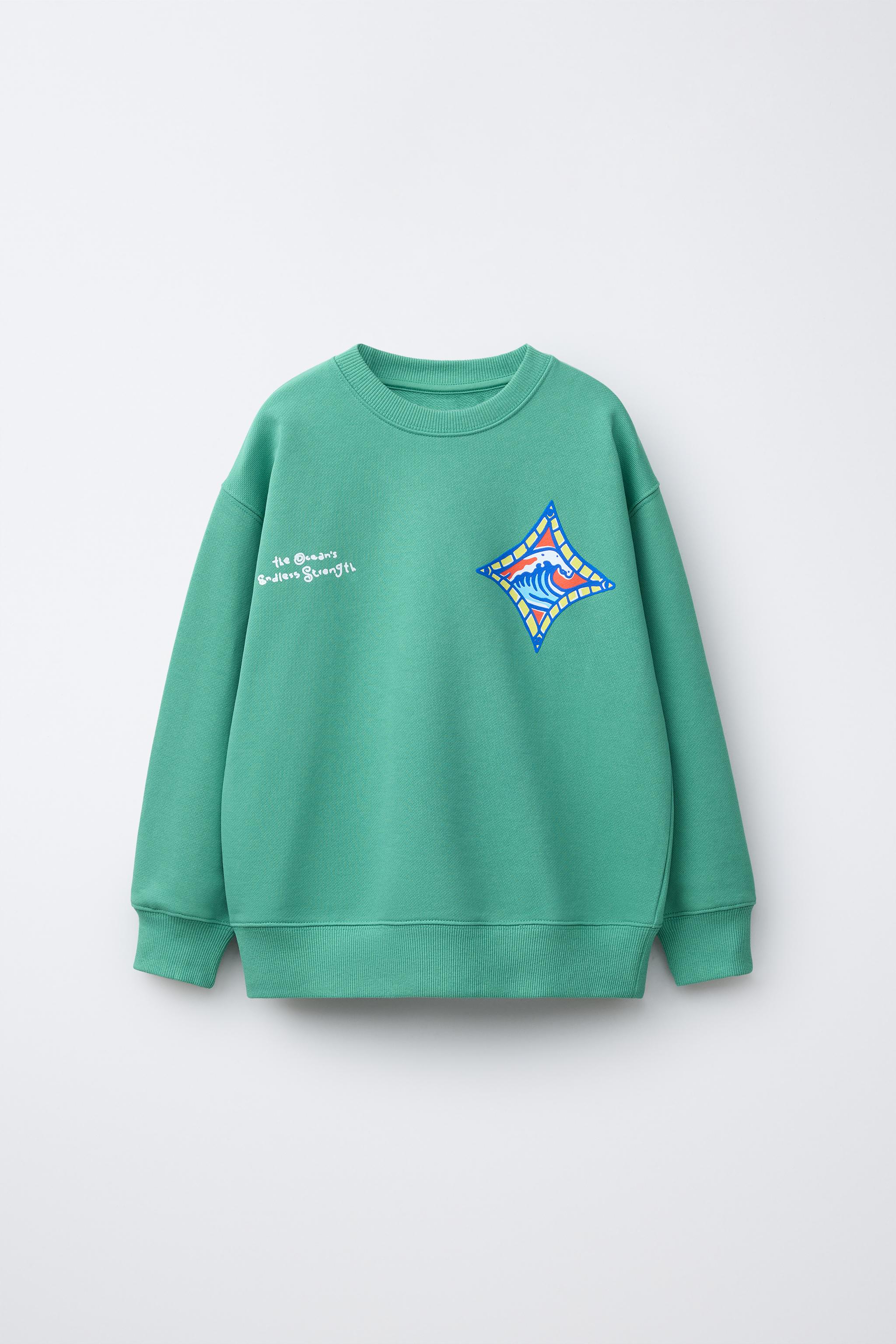 SURF PRINT SWEATSHIRT