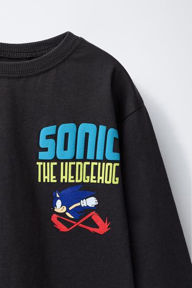 T-SHIRT IMPRIMÉ SONIC © SEGA - Gris anthracite de Zara - Image 2