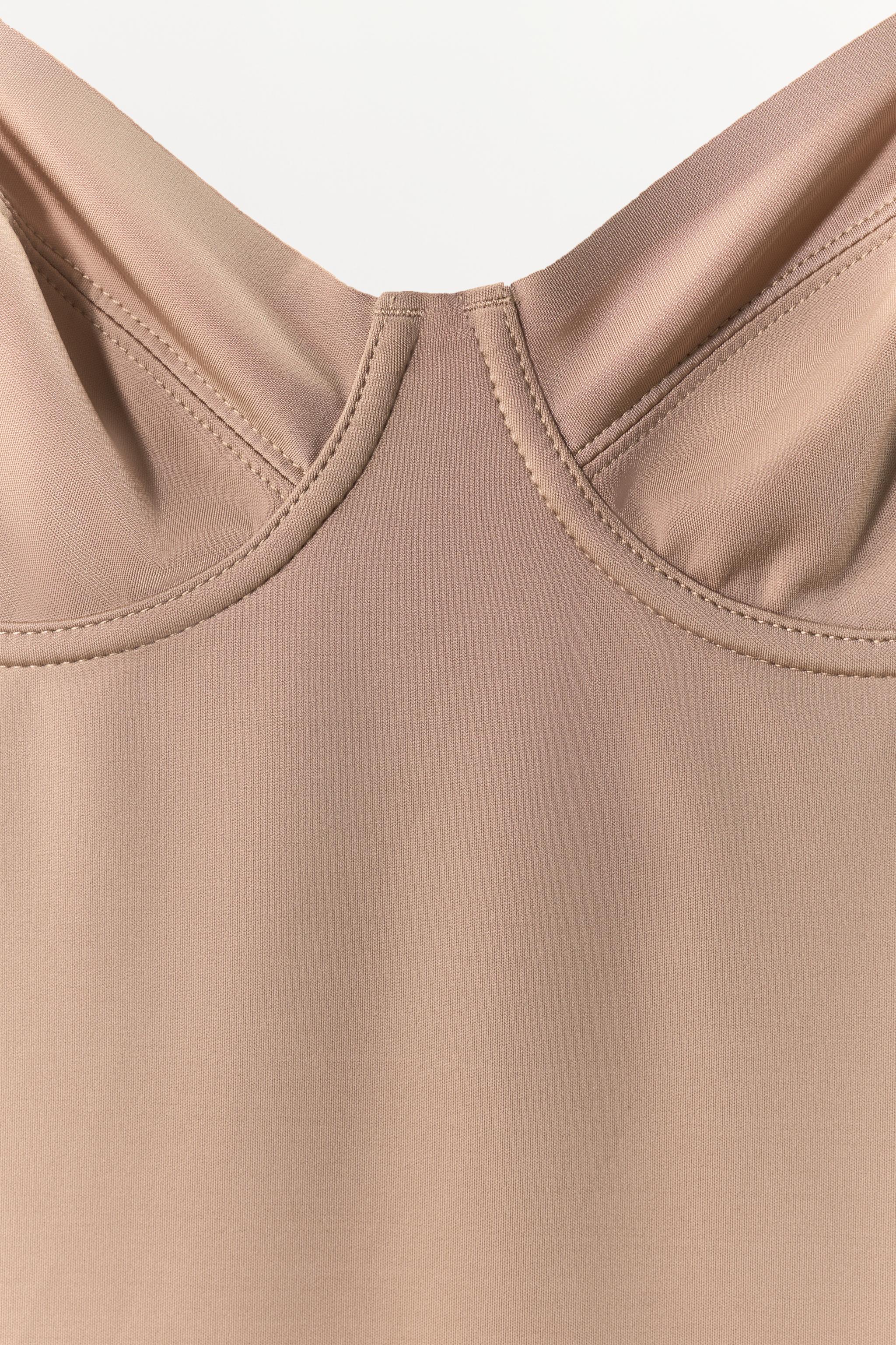 MINI DRESS WITH POLYAMIDE HOOPS