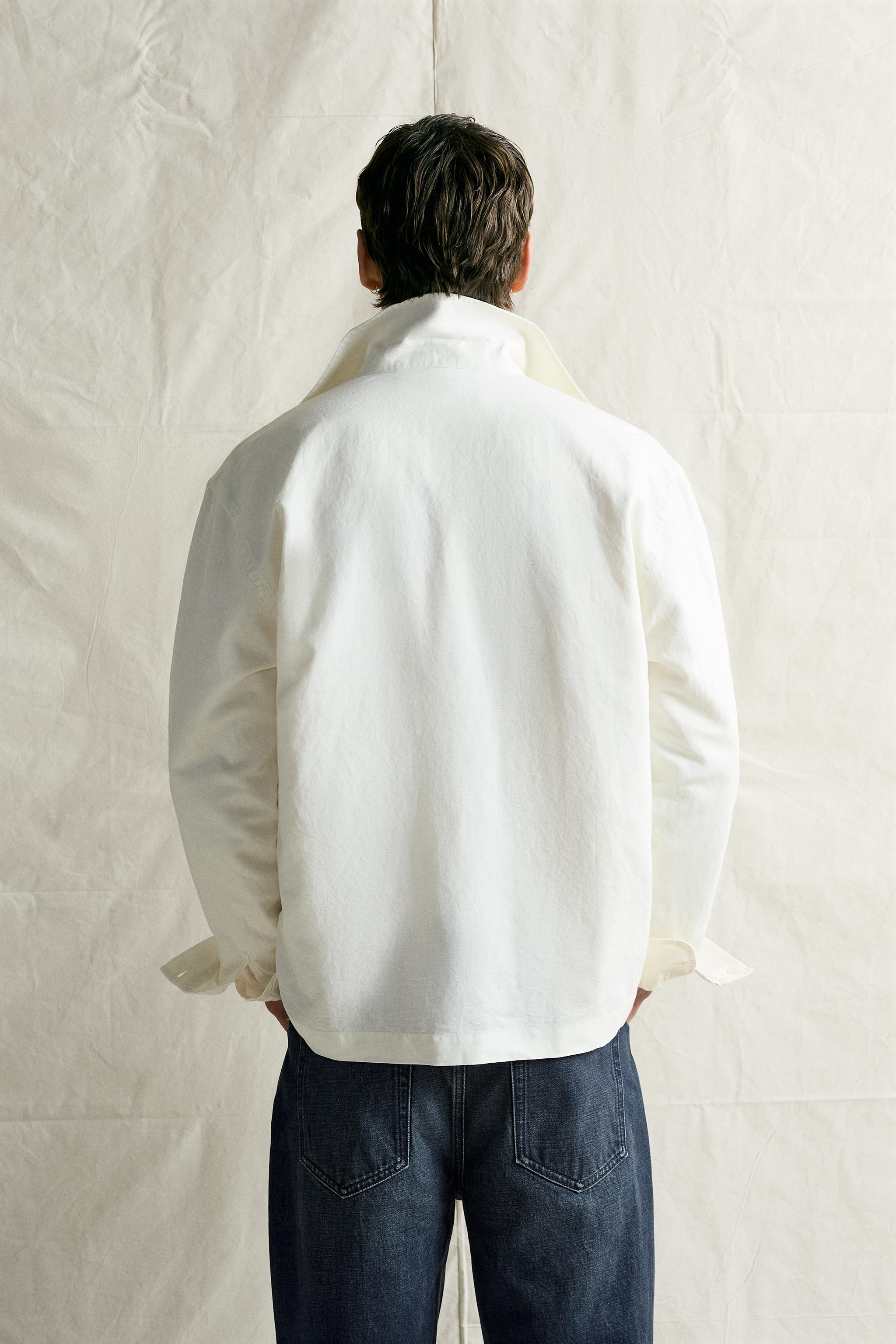 HEMP-COTTON REGULAR FIT OVERSHIRT