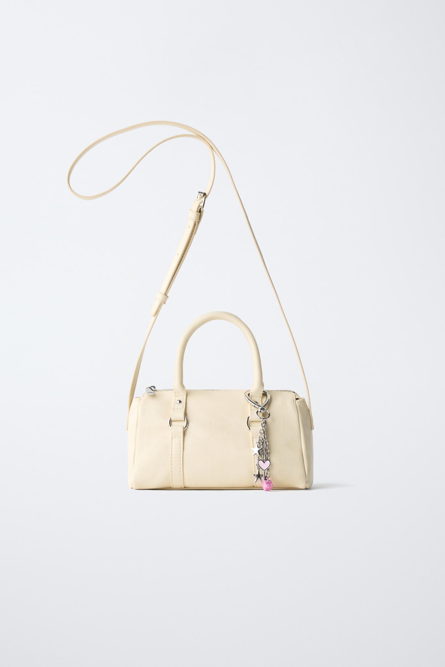 Детская сумка Zara Charm Crossbody, цвет: Ванильный жёлтый — фото 1