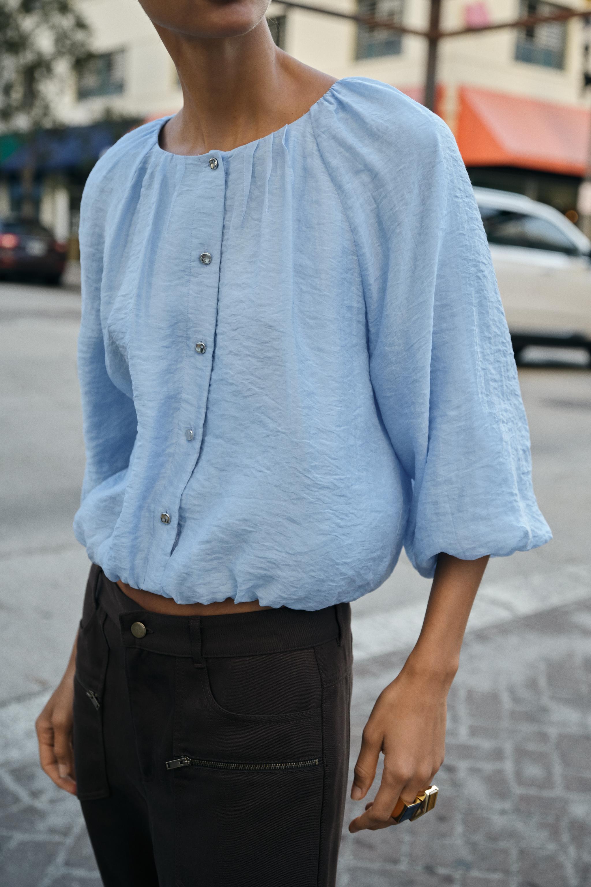 BLOUSE FLUIDE BALLON