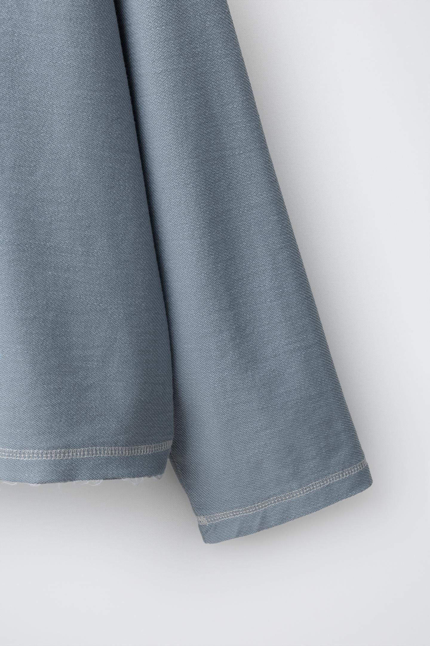 Детская футболка Zara Printed, цвет: Светлый синий — фото 4