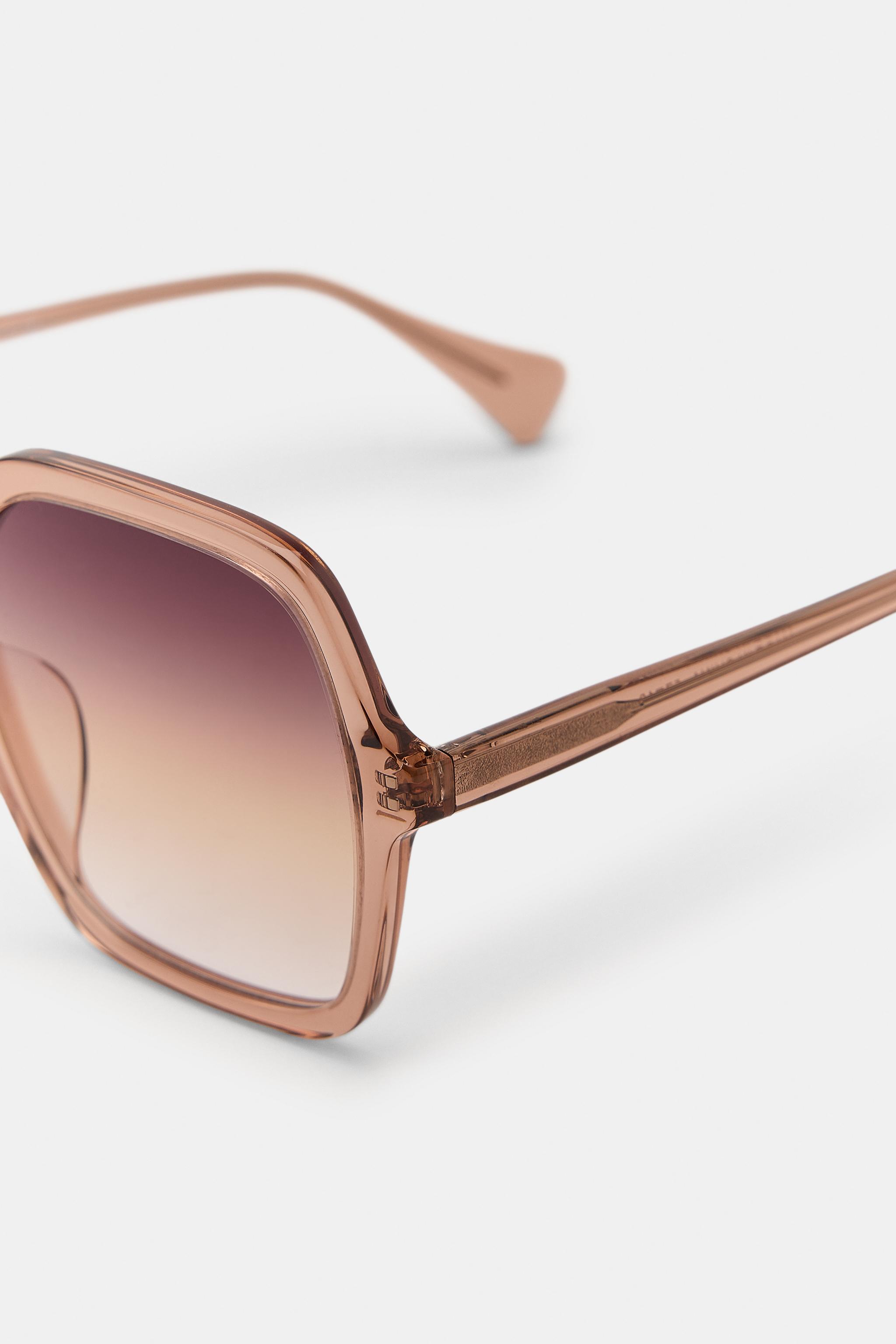 スクエアサングラス - ピンク | ZARA Japan / 日本