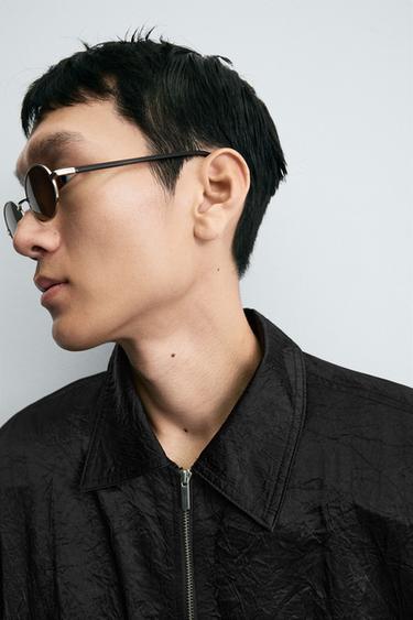 SHOULDER PAD BOMBER JACKET - Black by Zara - Image 5
