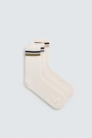 STRIPED SOCKS 3-PACK - various by Zara - Image 1