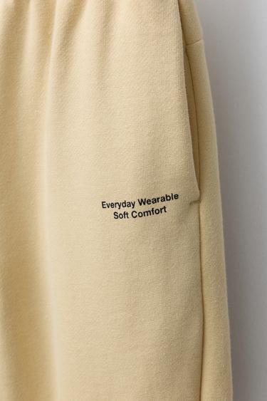 PANTALON DE JOGGING À INSCRIPTIONS - Bis de Zara - Image 3