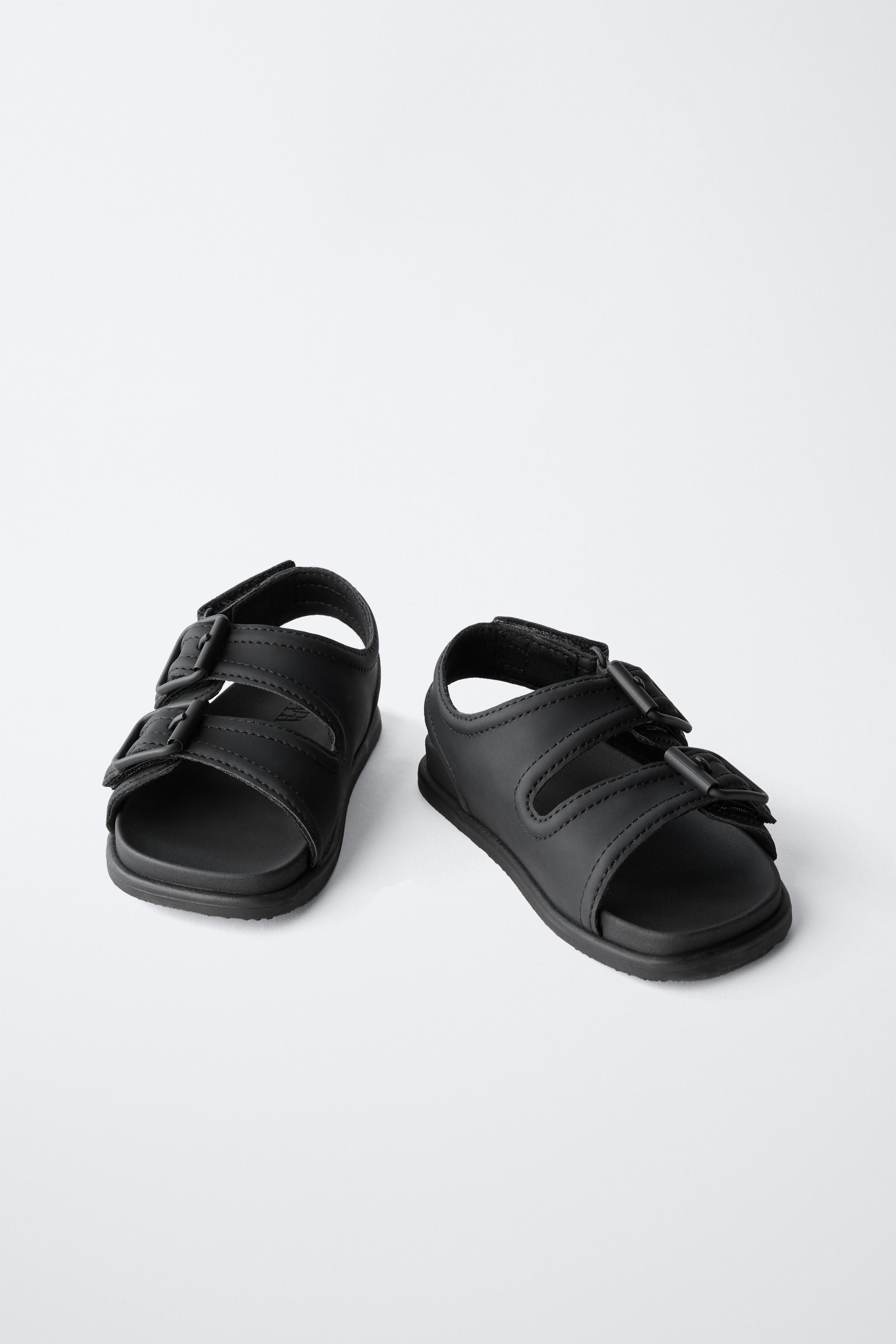 ★ZARA★ BUCKLED SANDALS BUCKLED SANDALS - Brown | ZARA United States