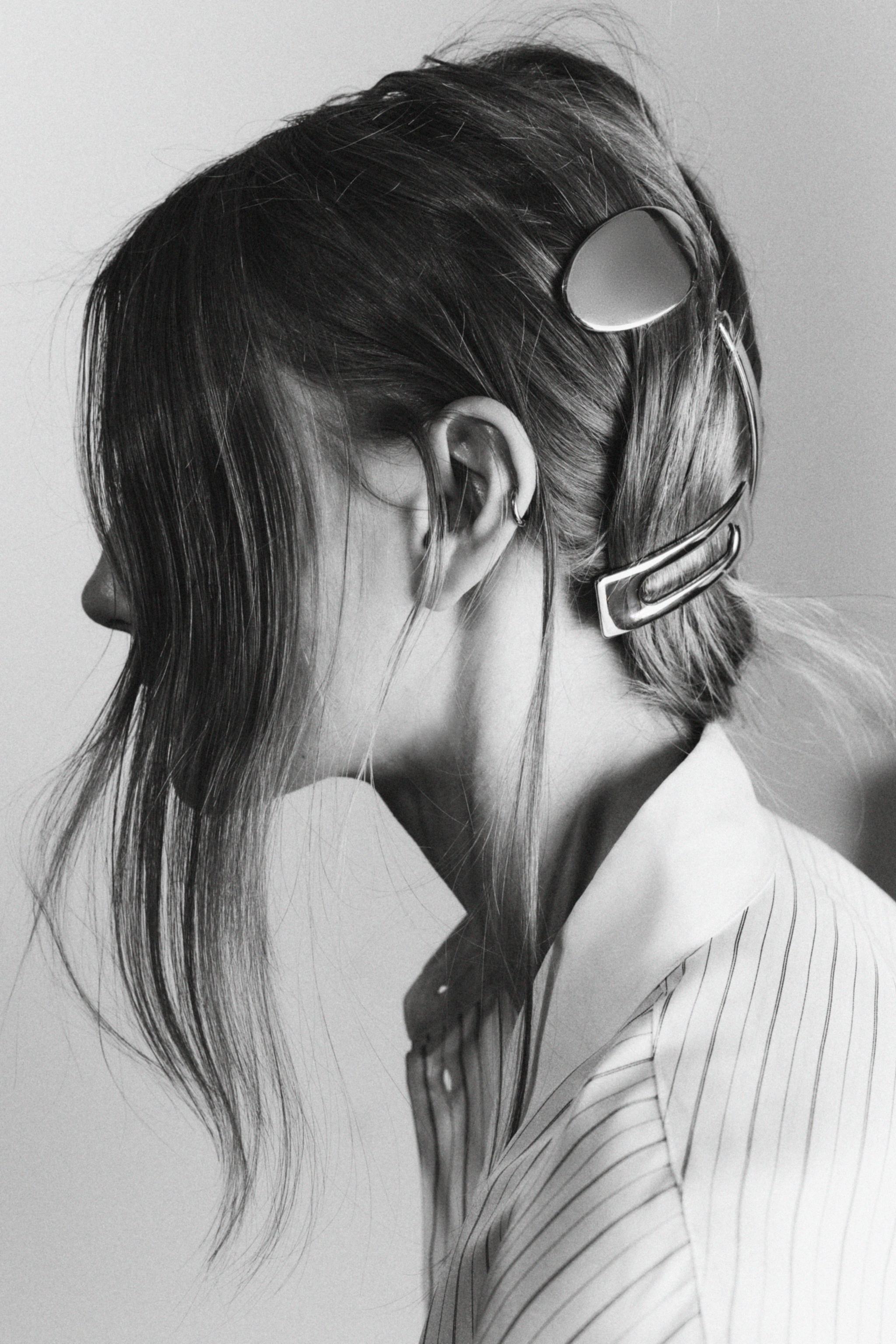 Zara GEOMETRIC METAL CLIP PACK — фото 3