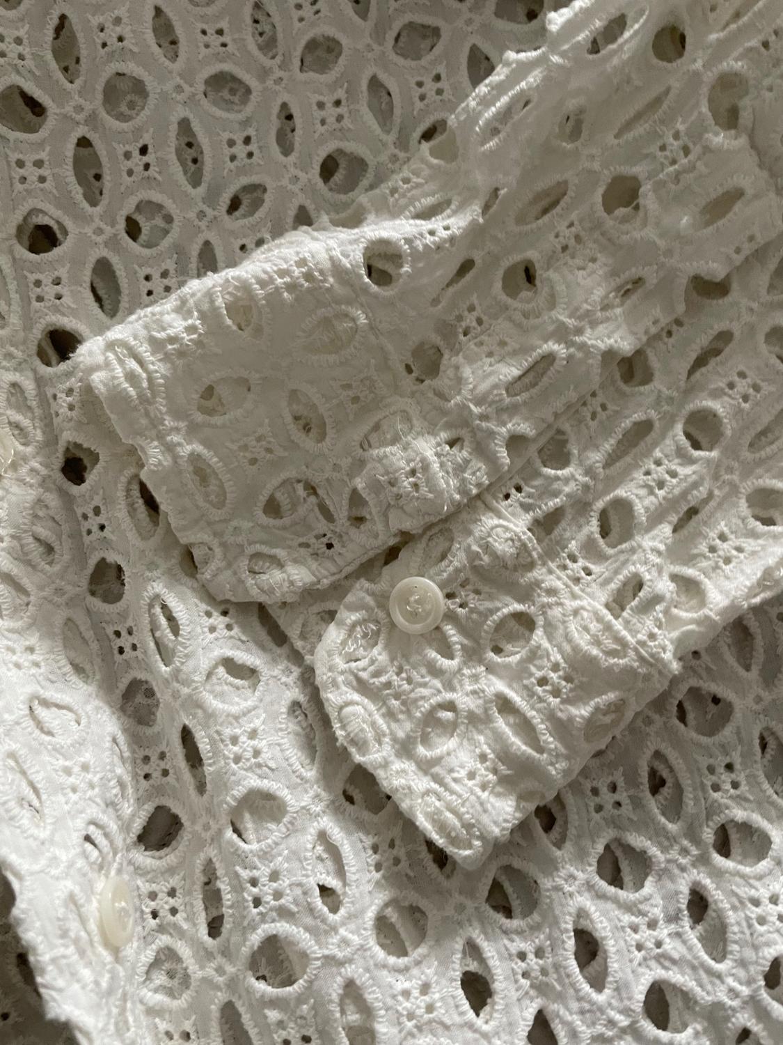 EMBROIDERED LONGLINE SHIRT - Image 4
