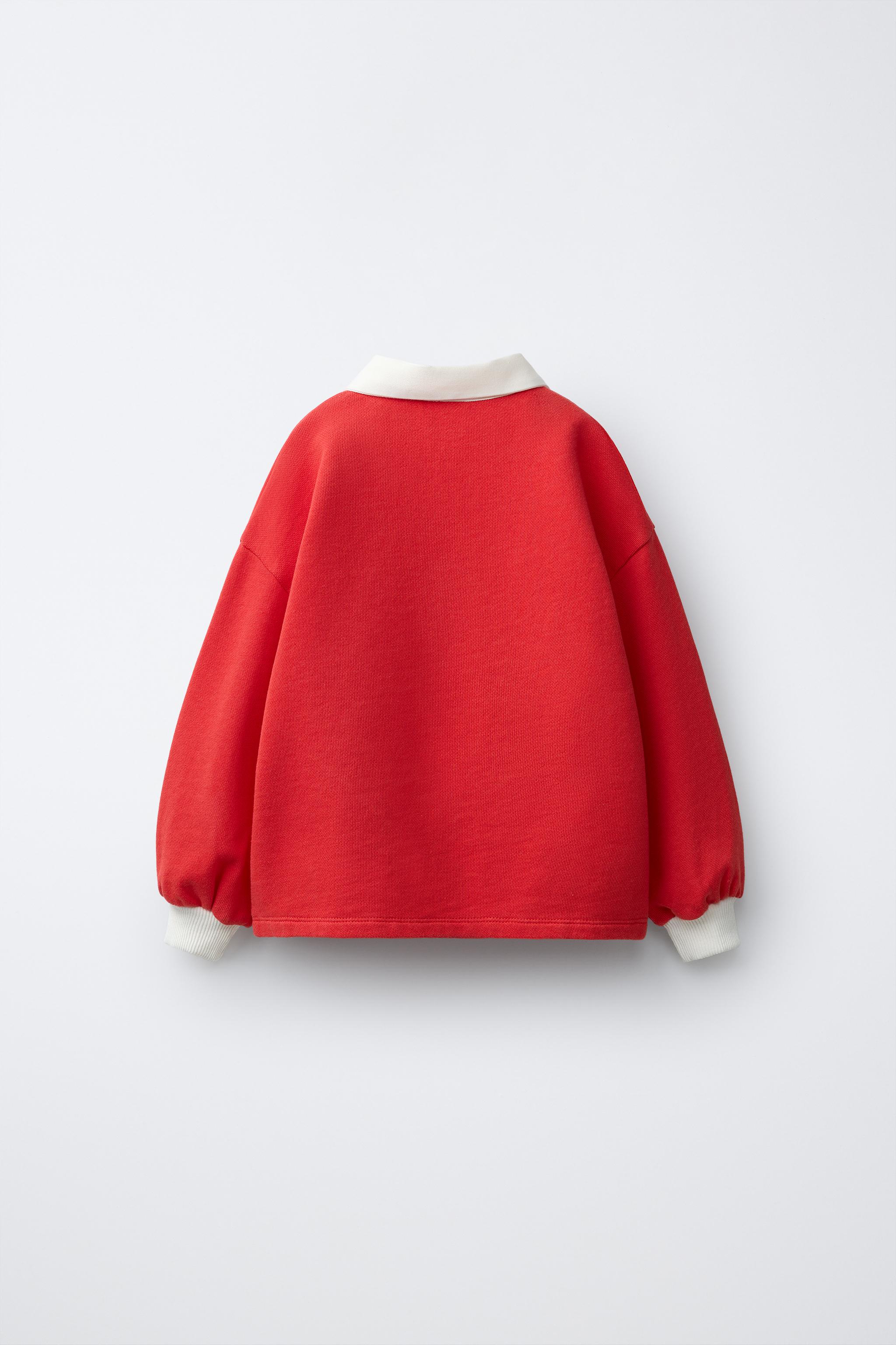 PADDINGTON ™ POLO SWEATSHIRT — Red
