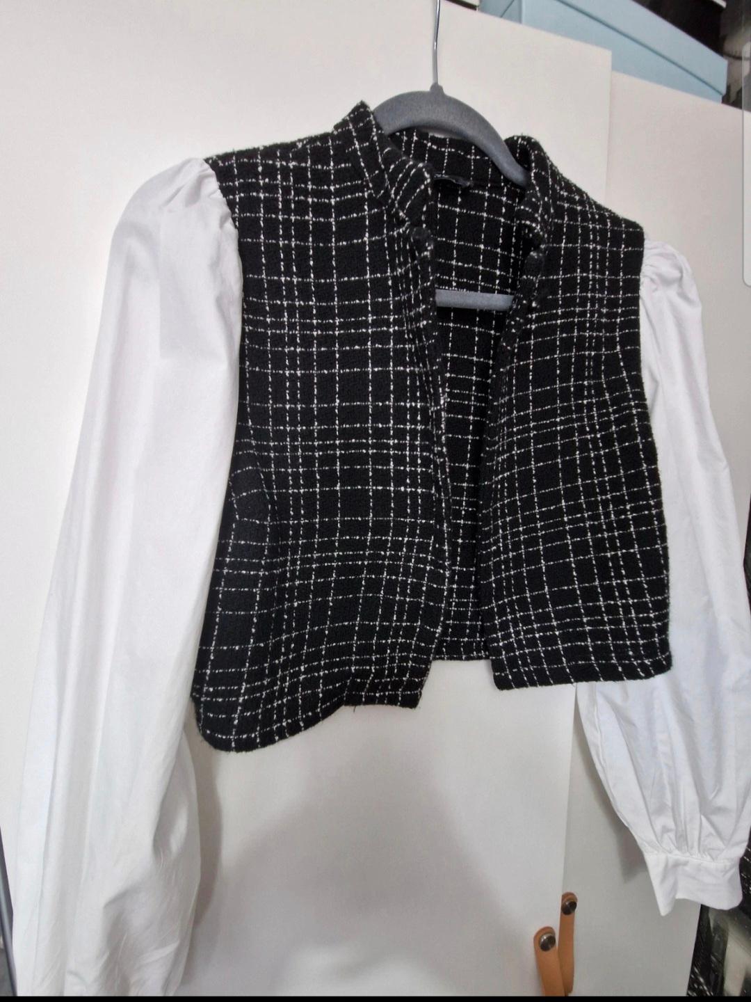 CONTRAST TEXTURED CHECK SHIRT - Image 2