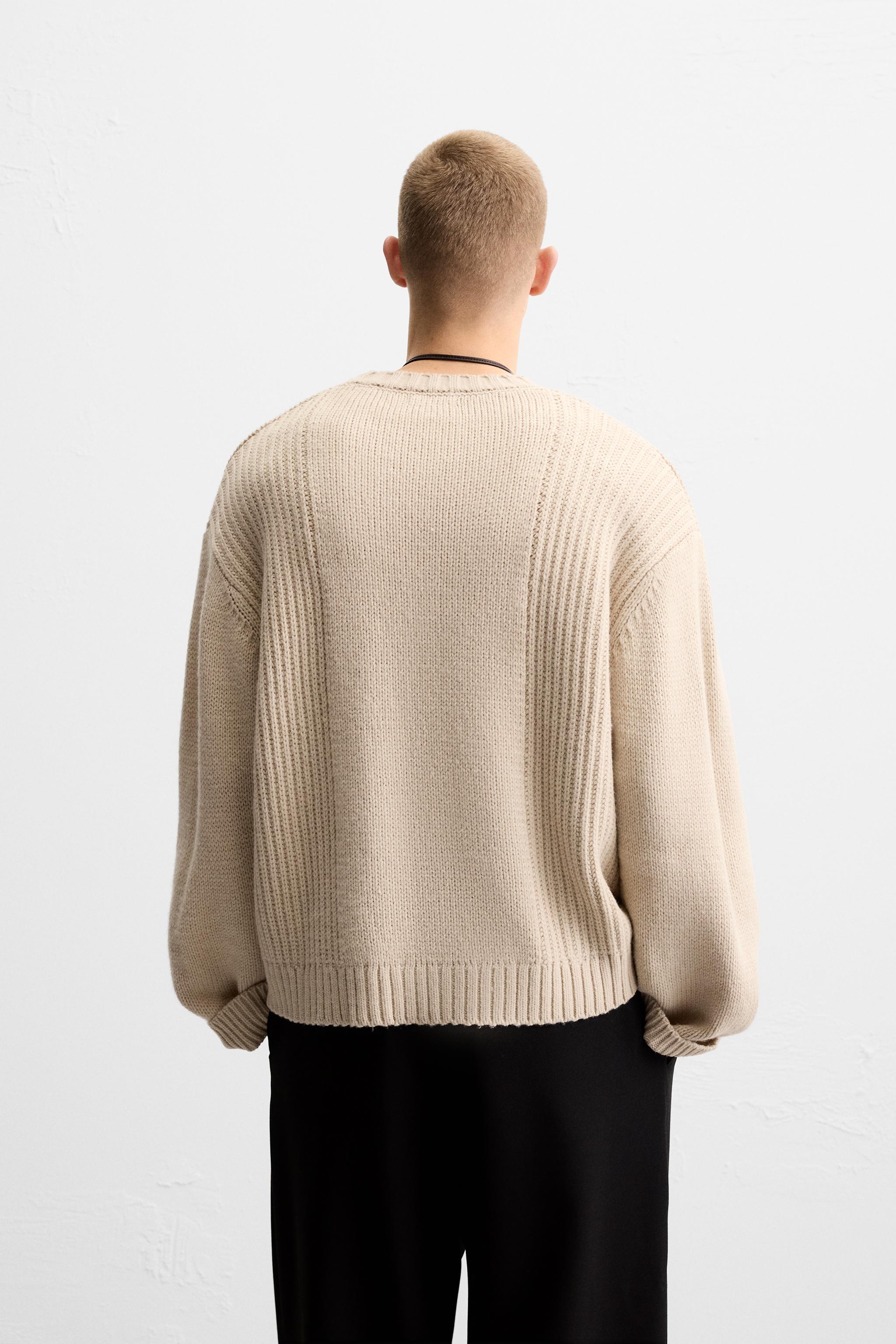 ZARA パッチワークテクスチャセーター X ANDERSSON BELL L