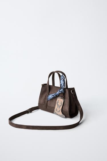 SAC BANDOULIÈRE CHARM BOTTES - Marron de Zara - Image 1