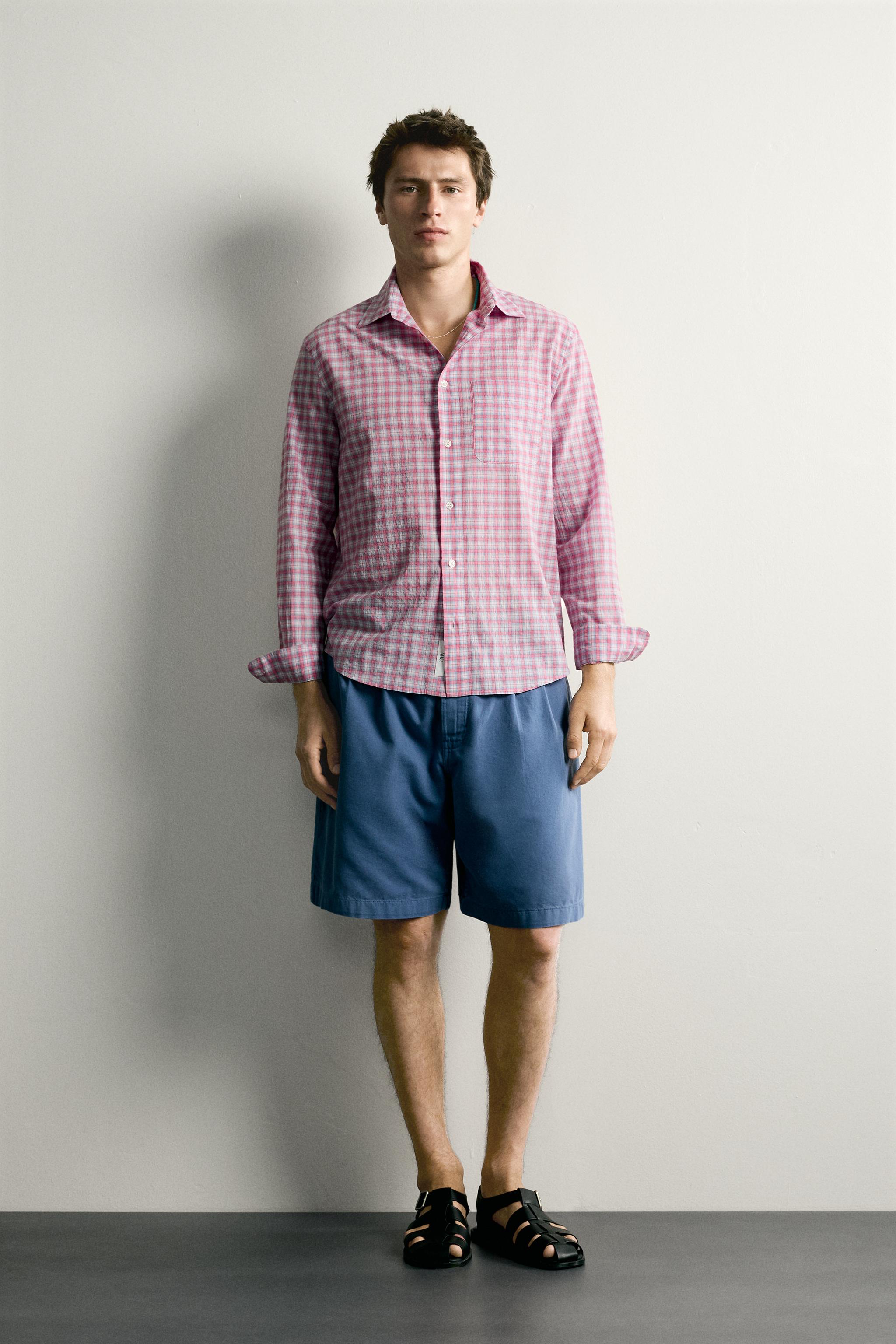 CHEMISE RELAXED FIT À CARREAUX