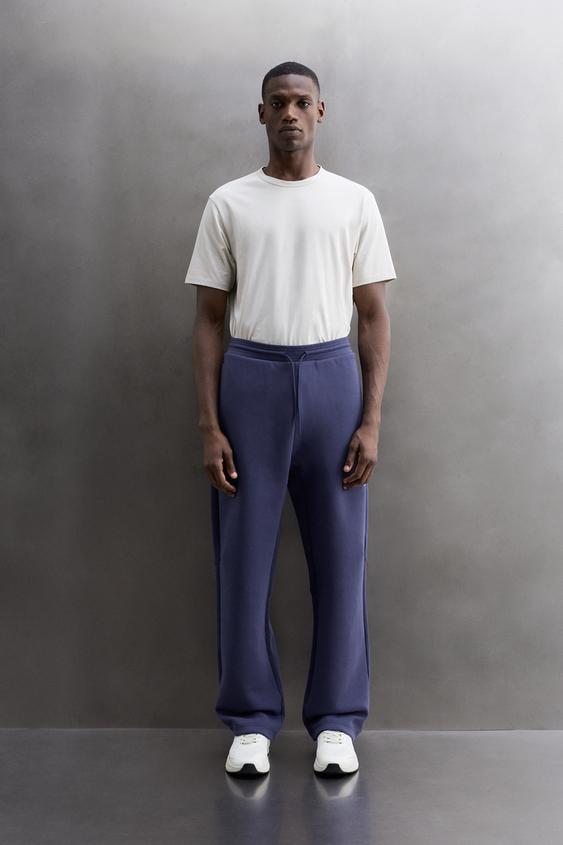 TECHNICAL JOGGING TROUSERS - Cornflower blue de Zara - Imagen 0