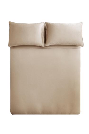 SATEEN DUVET COVER (500 THREAD COUNT) - Taupe grey by Zara