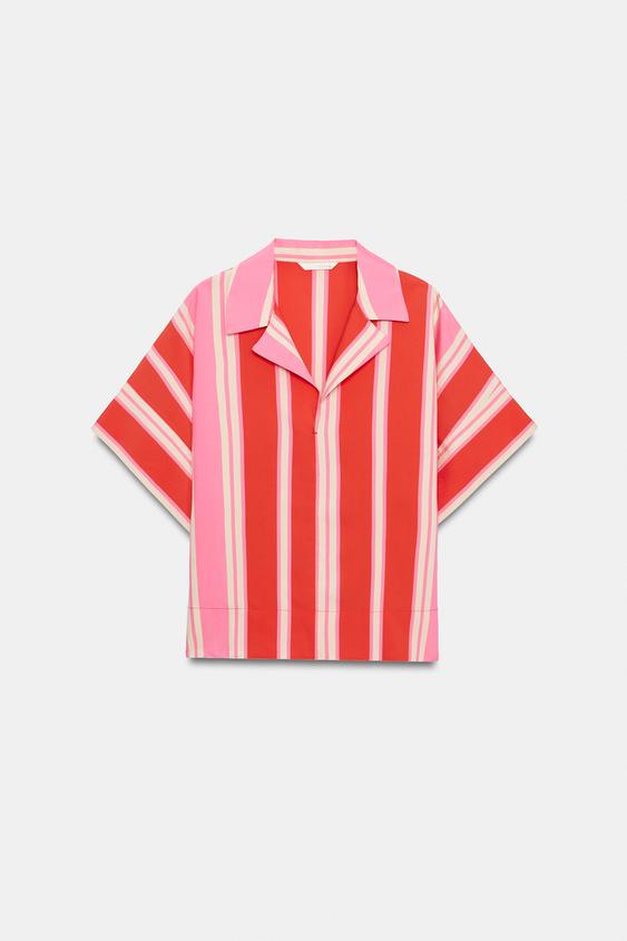 CHEMISE POLO À RAYURES - Multicolore de Zara - Image 6