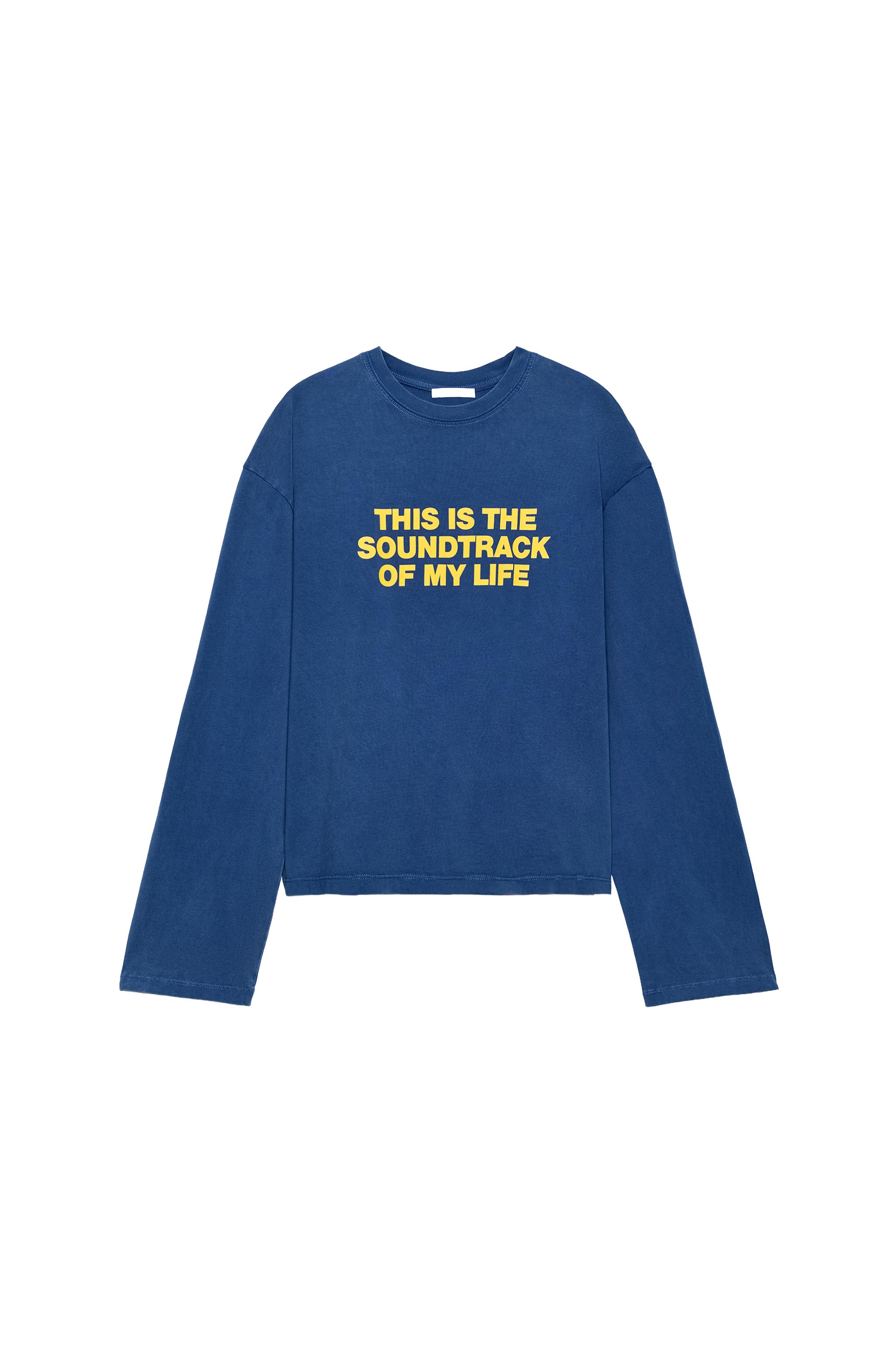 CAMISETA EFECTO LAVADO TEXTO