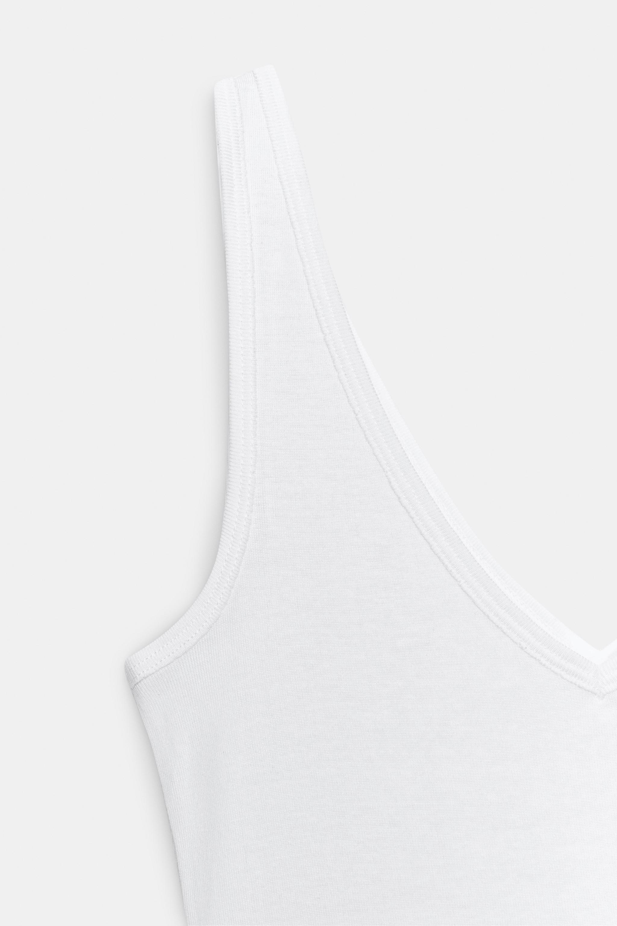 COTTON STRAP TOP