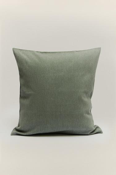 PLAIN CUSHION COVER - Mid-green by Zara