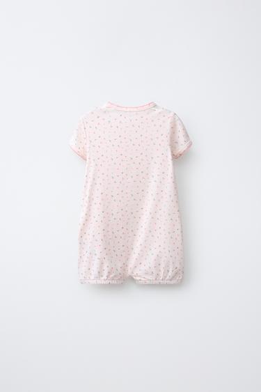 TWO-PACK OF FLORAL ALL-IN-ONE SLEEPSUITS - Pink by Zara - Image 2