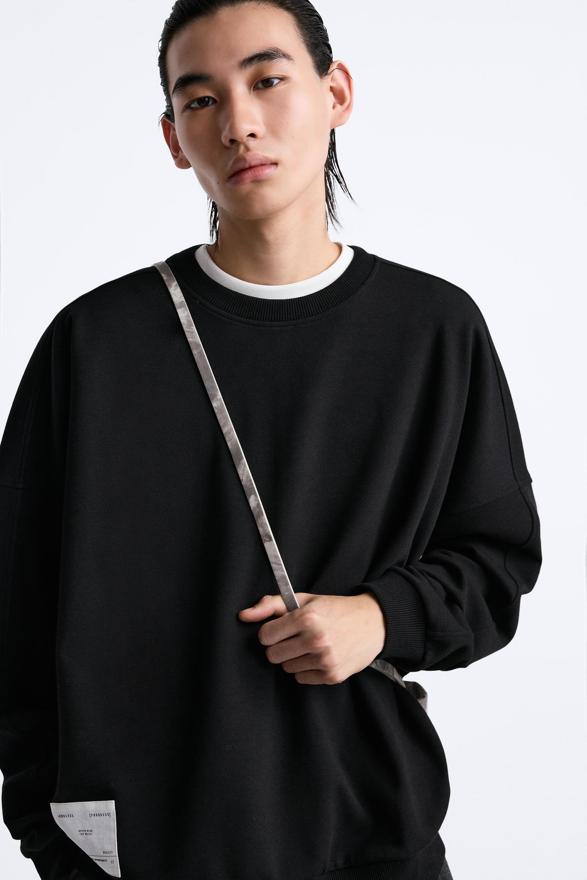 SOFT オーバーサイズ スウェットシャツ - オフホワイト | ZARA Japan