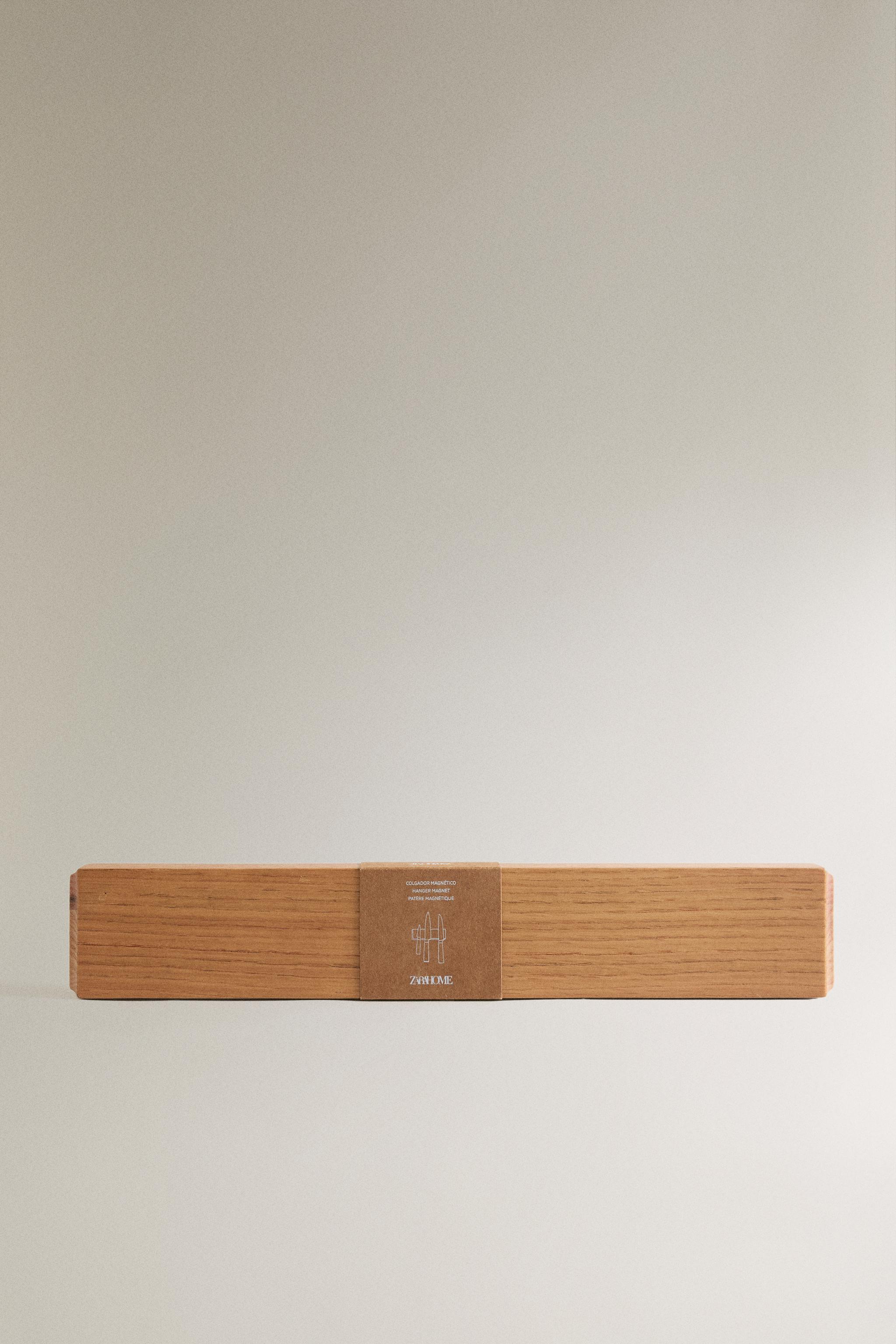 PORTE-COUTEAUX AIMANTÉ EN CHÊNE