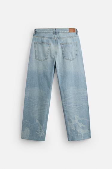 BAGGY FIT SEAM JEANS - Light blue by Zara - Image 7